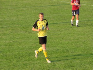 Andreas "Kocken" Clarholm gjorde förstås mål för Grundsund